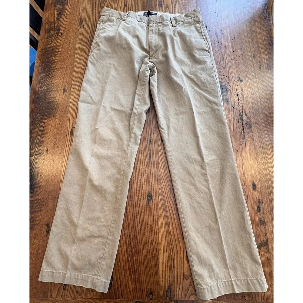 Banana Republic Gavin Chino Pants Mens 33x32 (31) Career Casual Office City